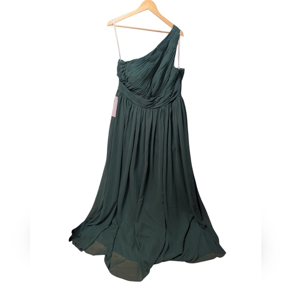 NWT AZAZIE MOLLY Peacock (Teal) Bridesmaid Prom Dress size 16 - Picture 5 of 11